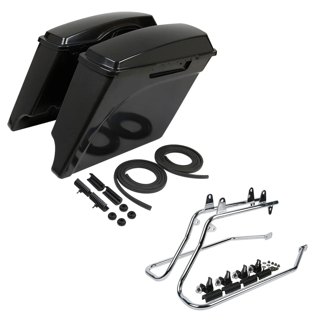 5" Extended Saddlebag Conversion Bracket for Harley Softail (1986–2017)