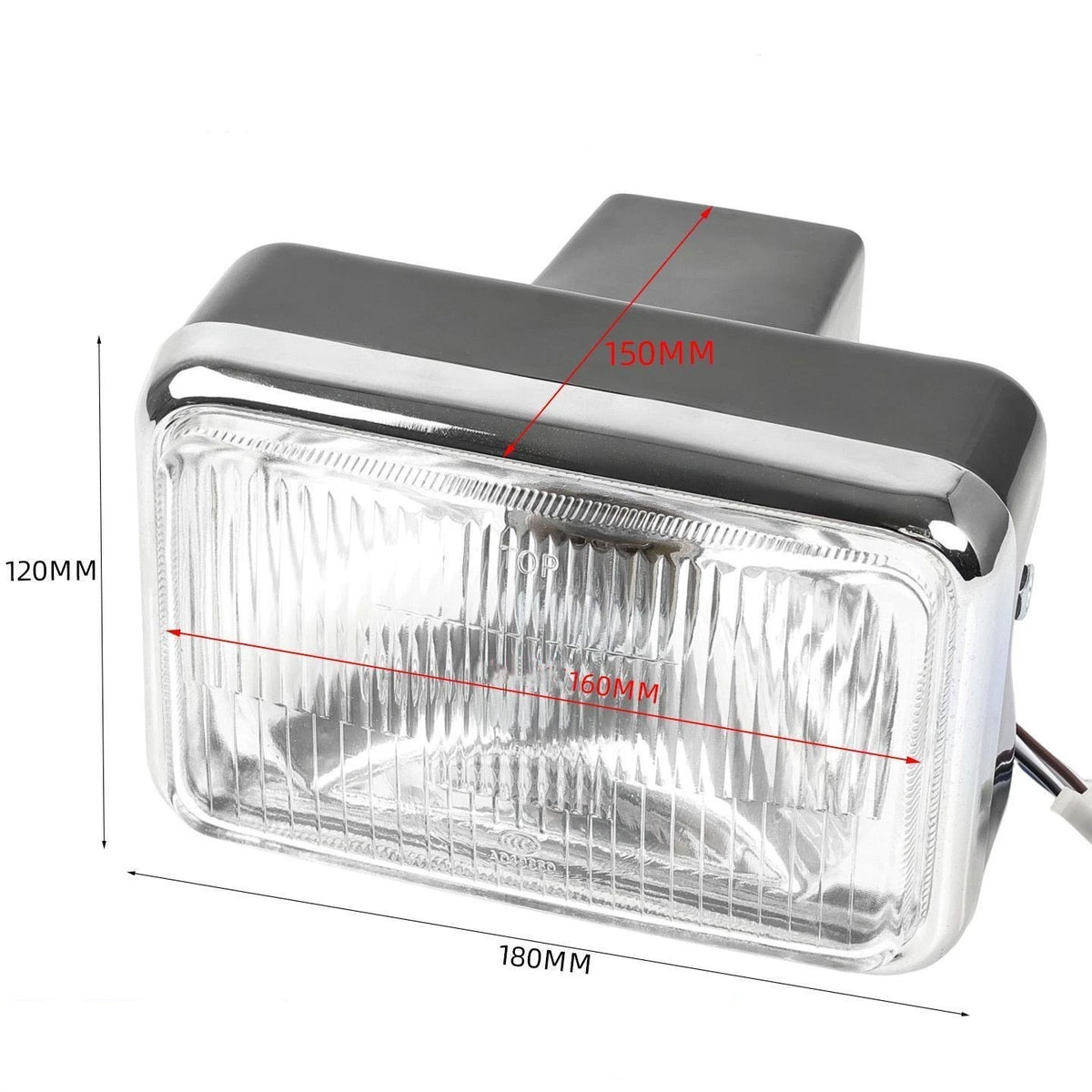 Waterproof Motorcycle Headlight 12V for XF125 ZJ125 CG125