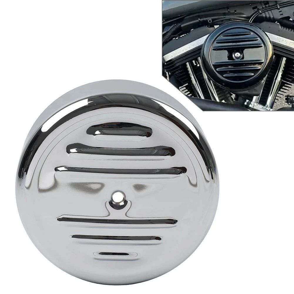 7'' Round Stripe Air Cleaner Cover for Harley FXD FLST FXST FLT (2000–2017)