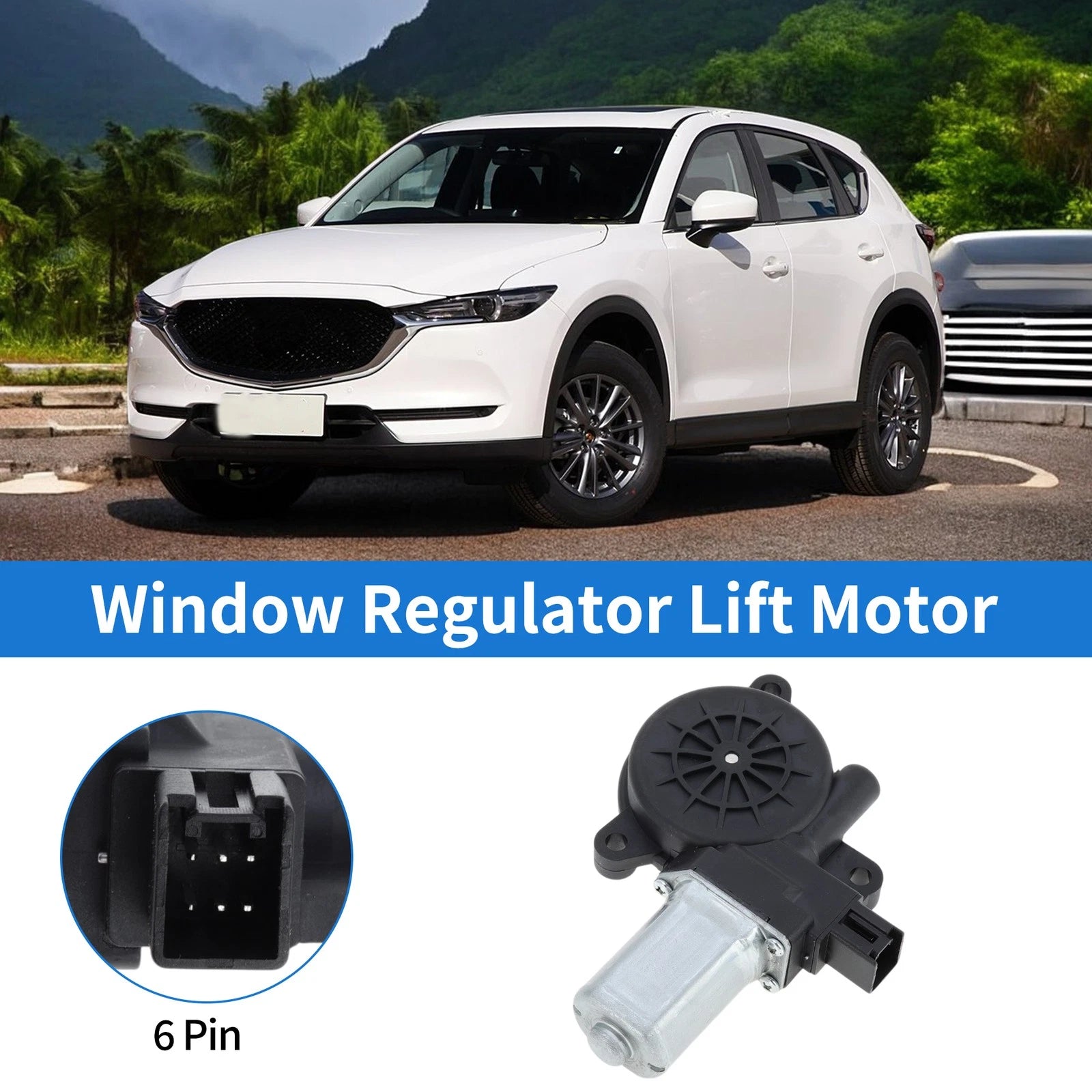 Power Window Regulator Lift Motor Replacement for Mazda CX-5 (2017–2019)