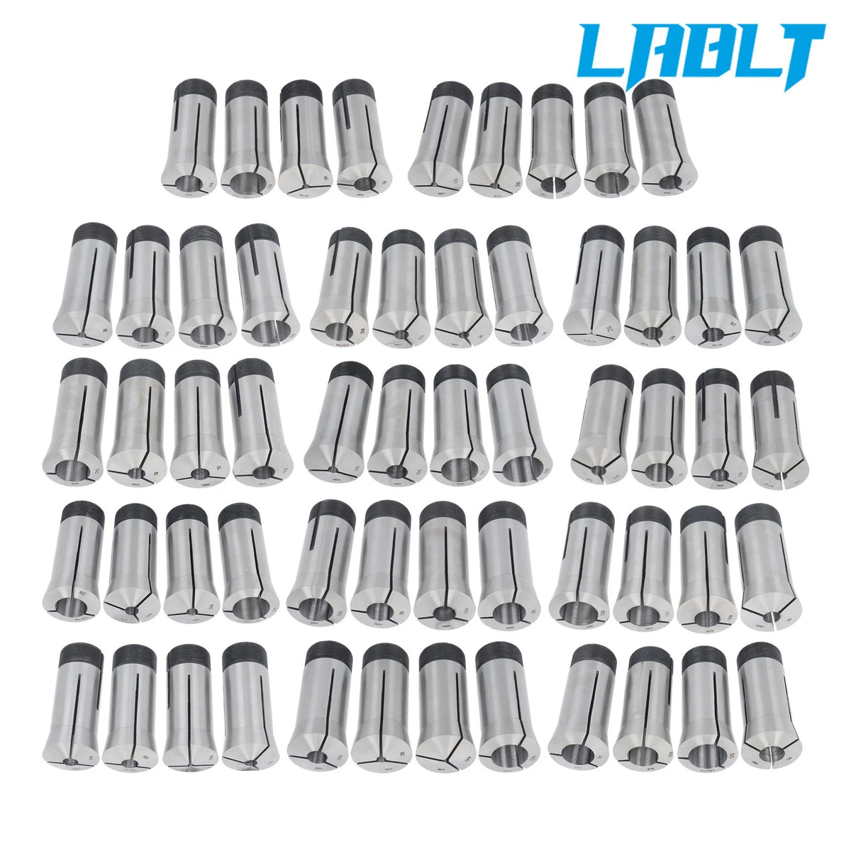 57 PCS 5C Round Collet Set 1/8" To 1" for Automotive Applications