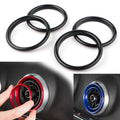 4X Air Vent Cover Ring for Audi A3 S3 (2012–2019) Black