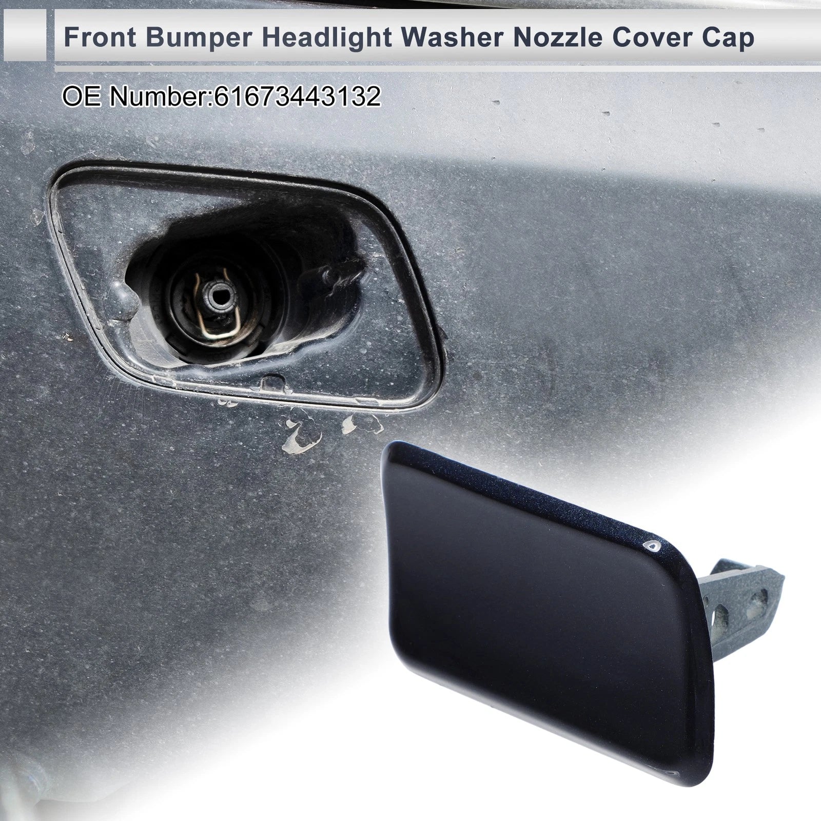 Front Right Headlight Washer Nozzle Cover Cap for BMW X3 (2018–2024)