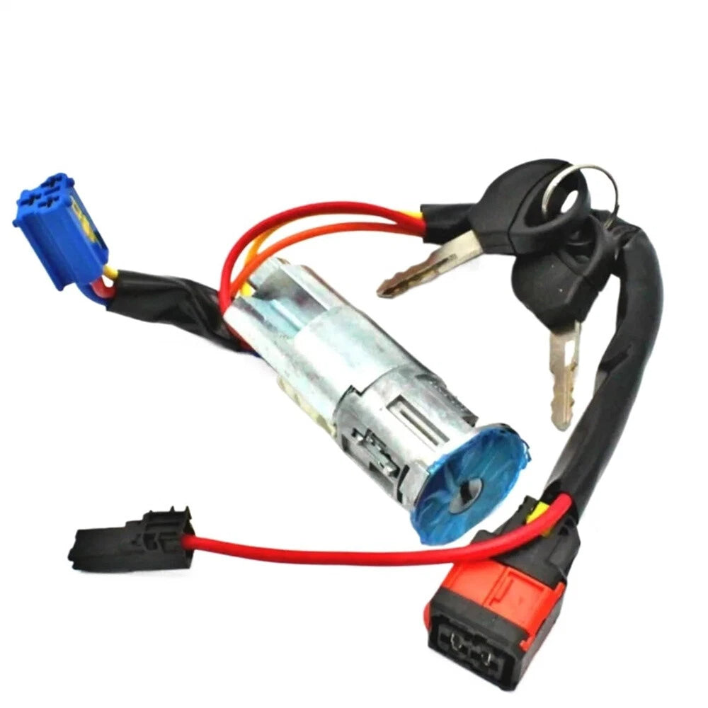 Ignition Lock Starter Switch with 2 Keys for Peugeot 206 207 (2006–2014)