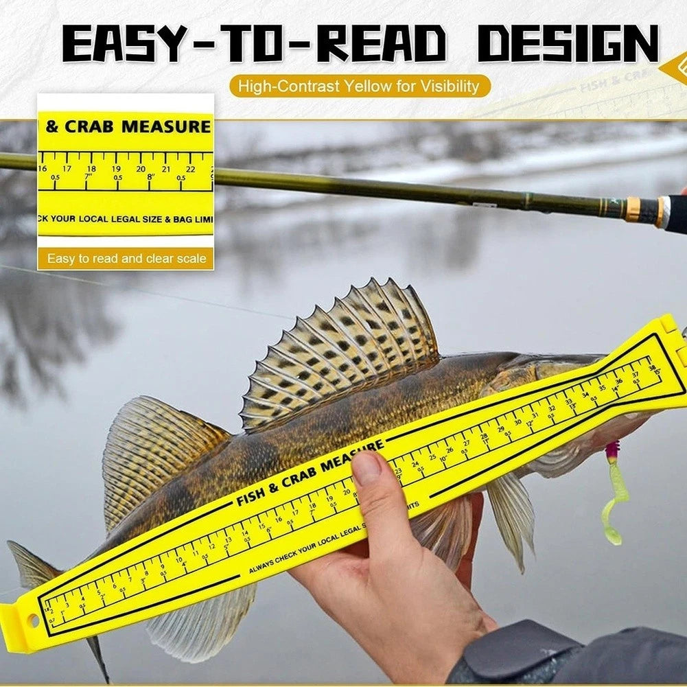 32 Inch Foldable Measuring Plate for Fish and Crab Measurement
