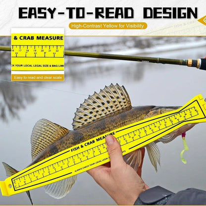 32 Inch Foldable Measuring Plate for Fish and Crab Measurement