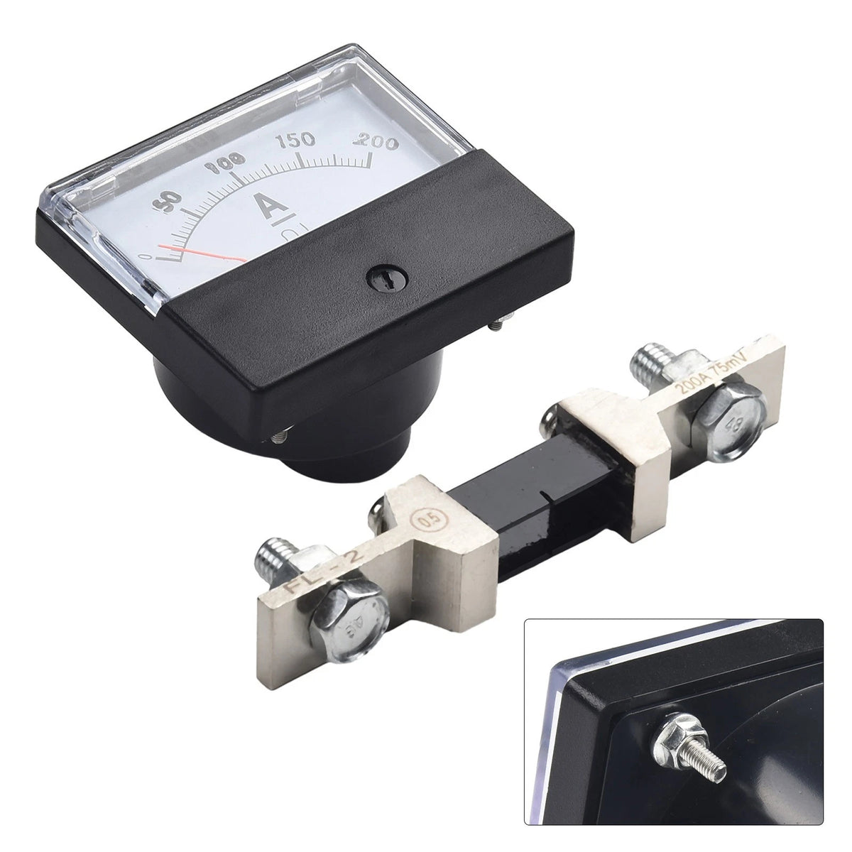 Ammeter Shunt for Universal Applications (2.75 X 2.36 X 0.98 Inch)