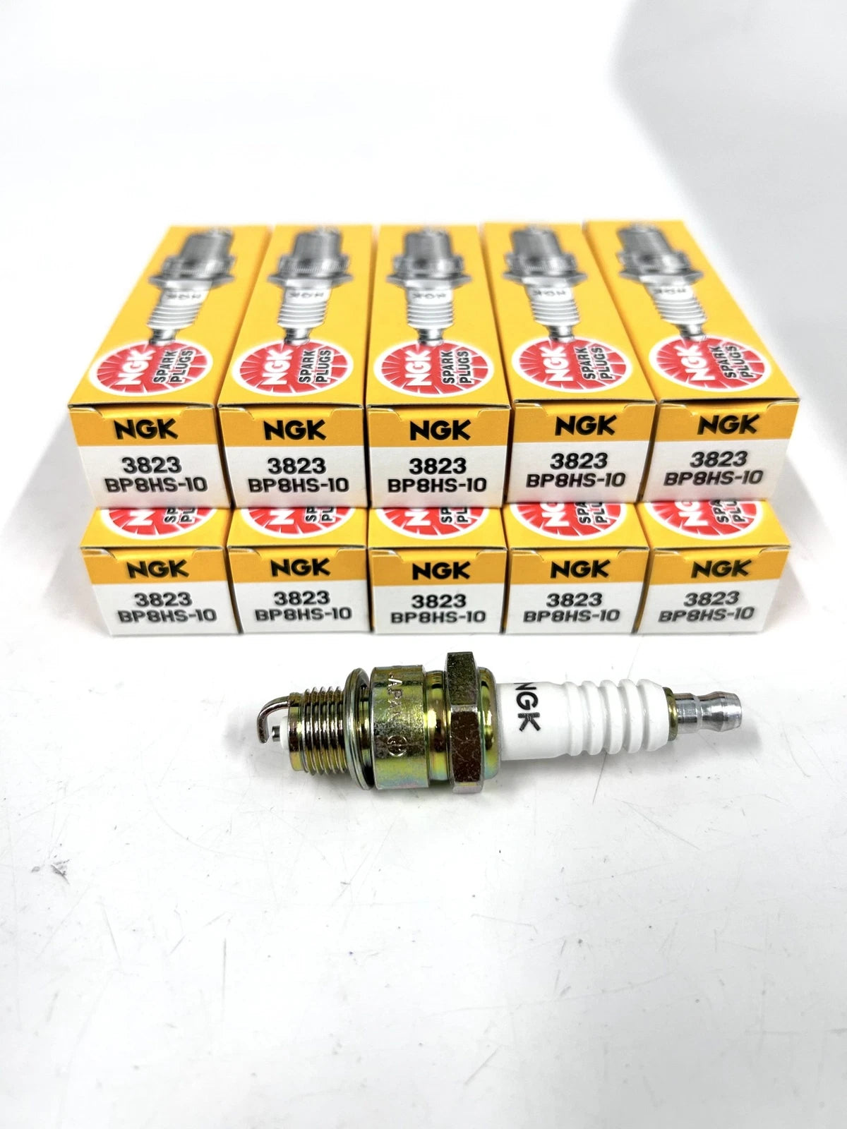 10X NGK BP8HS-10 Spark Plug for