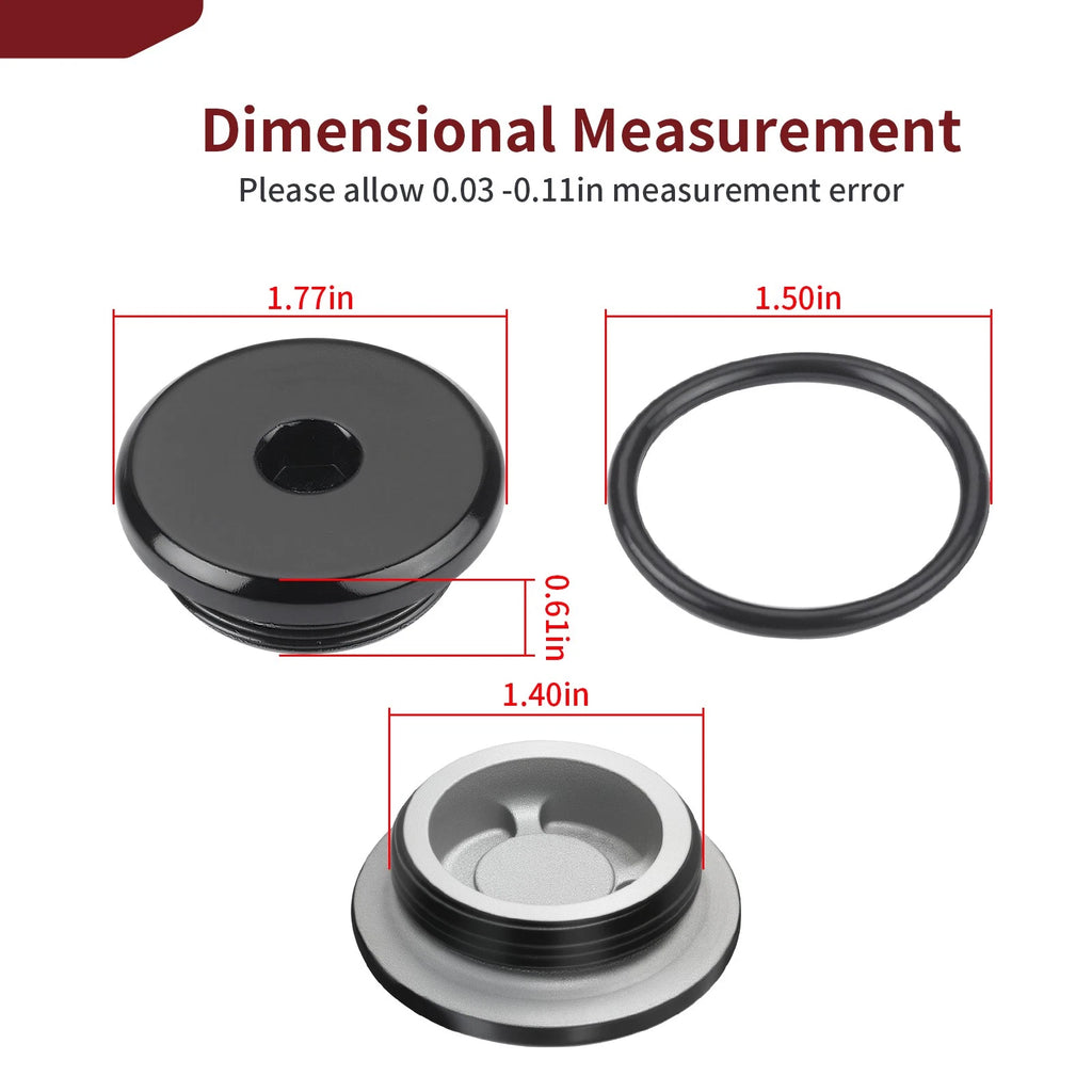 Crankcase Cover Plug O Ring for Suzuki GSX-R1000 (2001–2023), GSX-R750 (2000–2023), GSX-R600 (2001–2023)