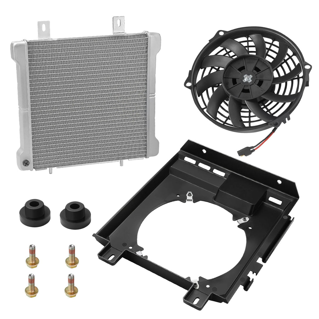 Radiator with Cooling Fan for Polaris Sportsman 400 4X4 (2001–2004) 2410123