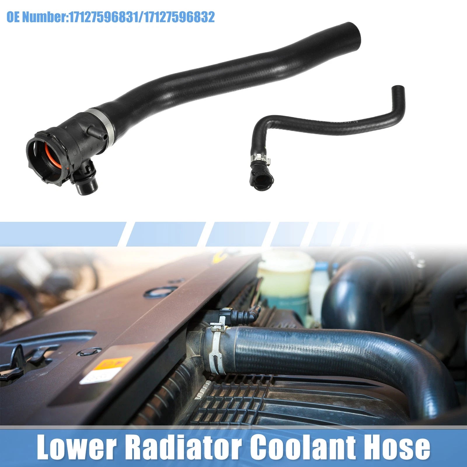 Radiator Coolant Hose Replacement Set for BMW 320i Base (2006–2025)