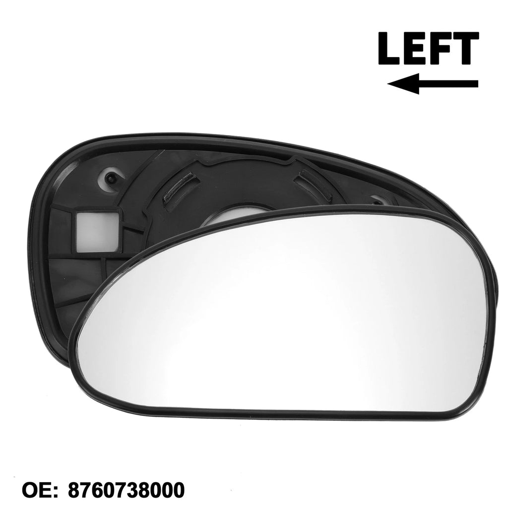 Non Heated Left Side Mirror Glass Replacement for Hyundai Sonata (1999–2005)