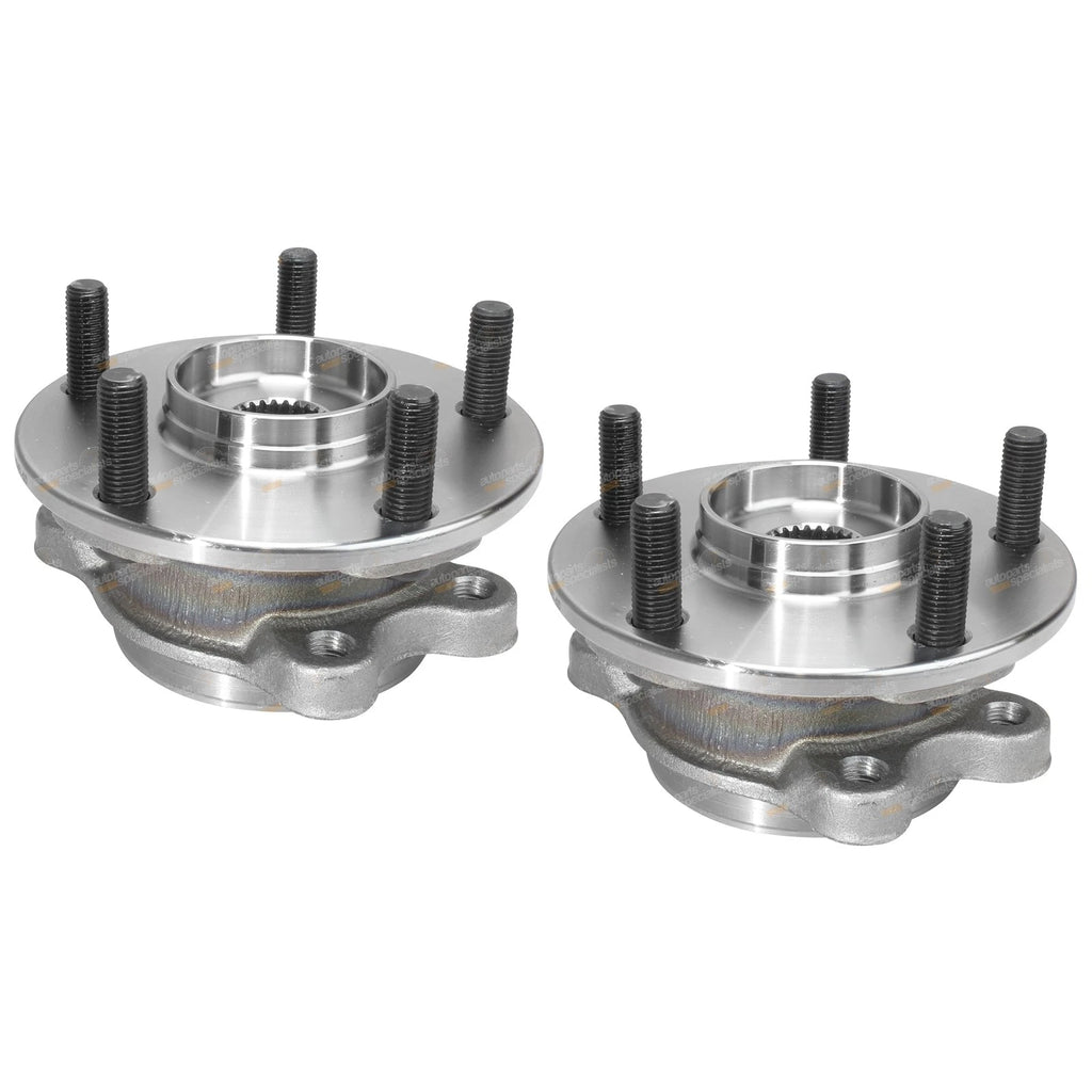 2x Front Wheel Bearing Hubs for Toyota Prius V (2012–2017)
