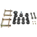 Greasable Leaf Spring Shackle + Pin + Polyurethane Bush Kit for Rodeo 4x4 (1988–On)