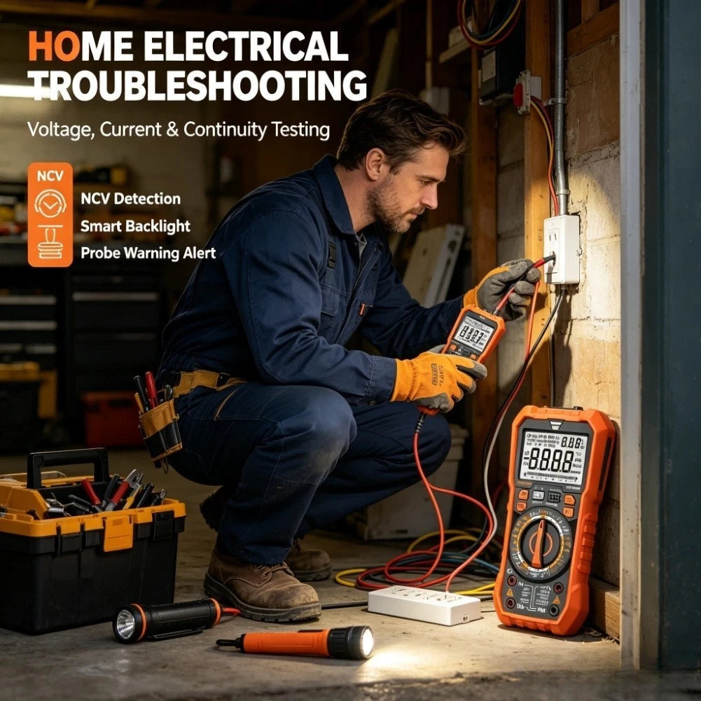 DT58B Multimeter with True Technology NCV Detection Peak Hold Backlight