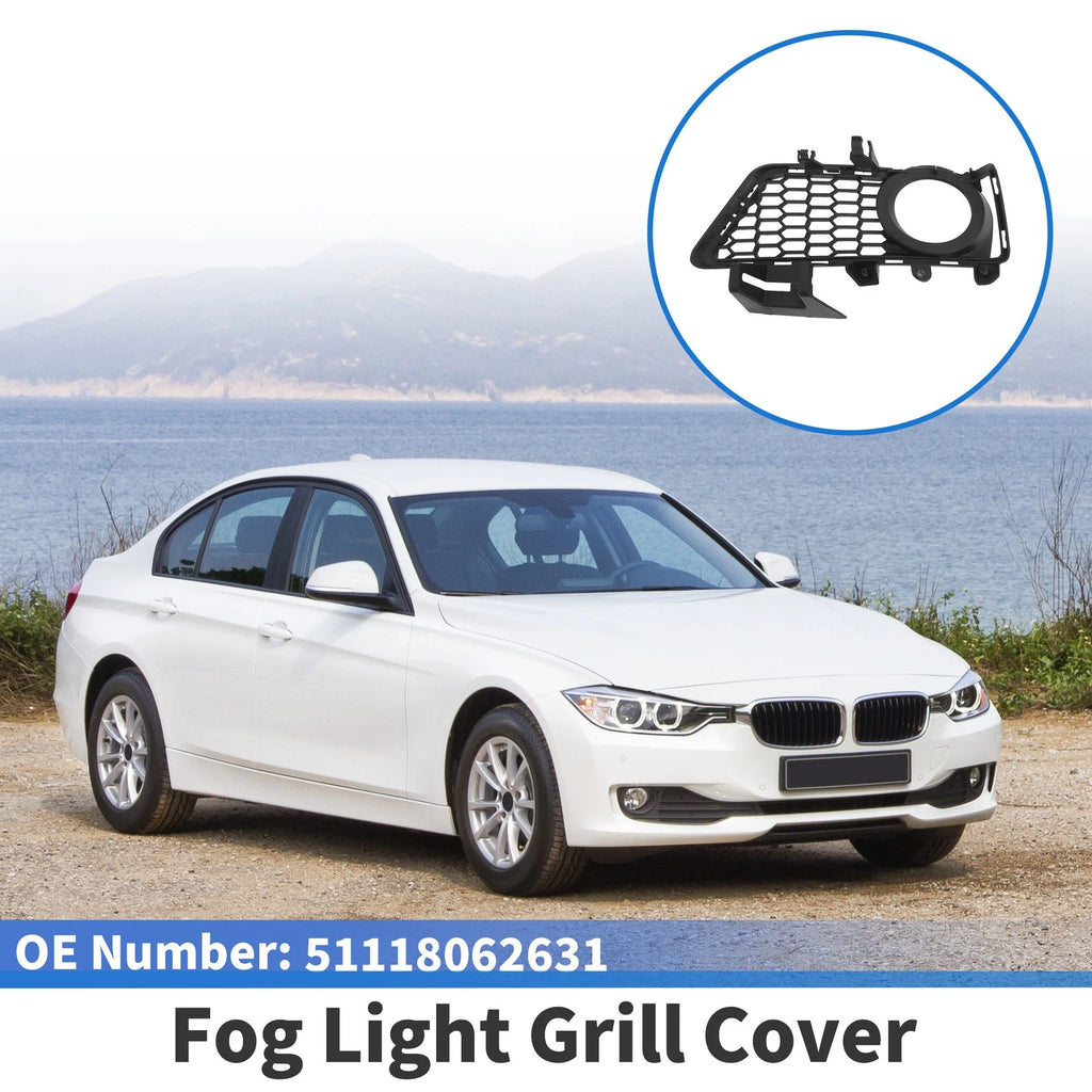 Front Left Fog Light Grill Replacement for BMW 3 Series (2012–2018)