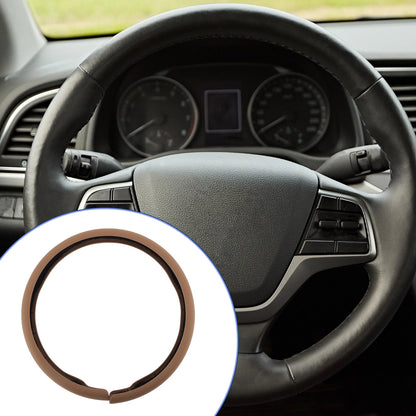 Steering Wheel Cover for - 14.96" Brown ABS