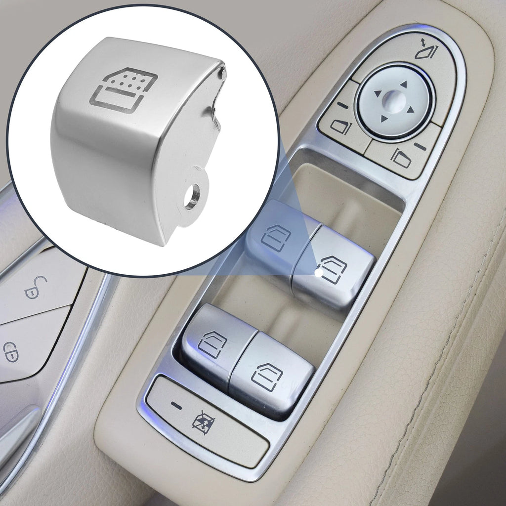 Rear Left Window Glass Lift Switch Button Cover for Mercedes-Benz S-Class (2002–2013)