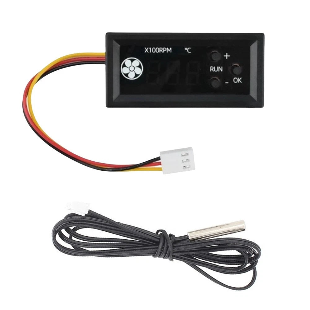 PWM Fan Thermostat for DC12V Air Liquid Temperature Control