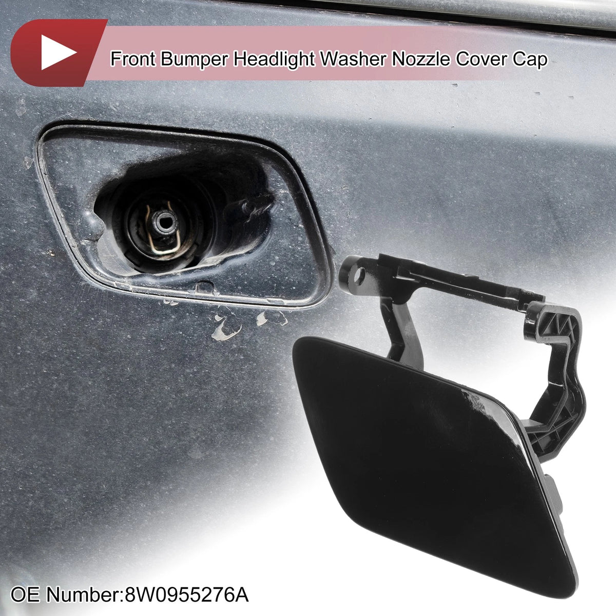 Front Right Washer Nozzle Cover Cap for Audi A4 Avant 8W B9 (2015–2019)