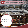 Engine Timing Cover Gasket Set Replacement for Chevrolet 4.8L 5.3L (1 Pc) (1999–2013)