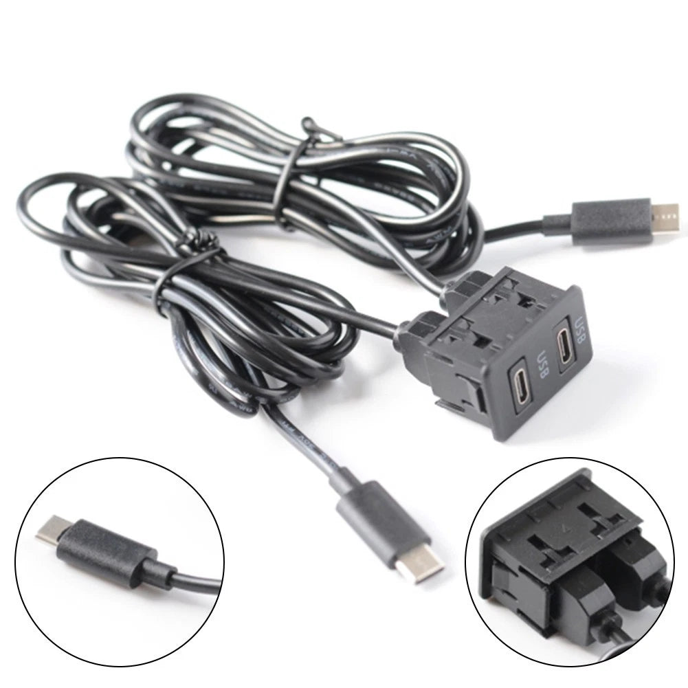 Type C Interface Socket for Efficient Space Use (145cm)