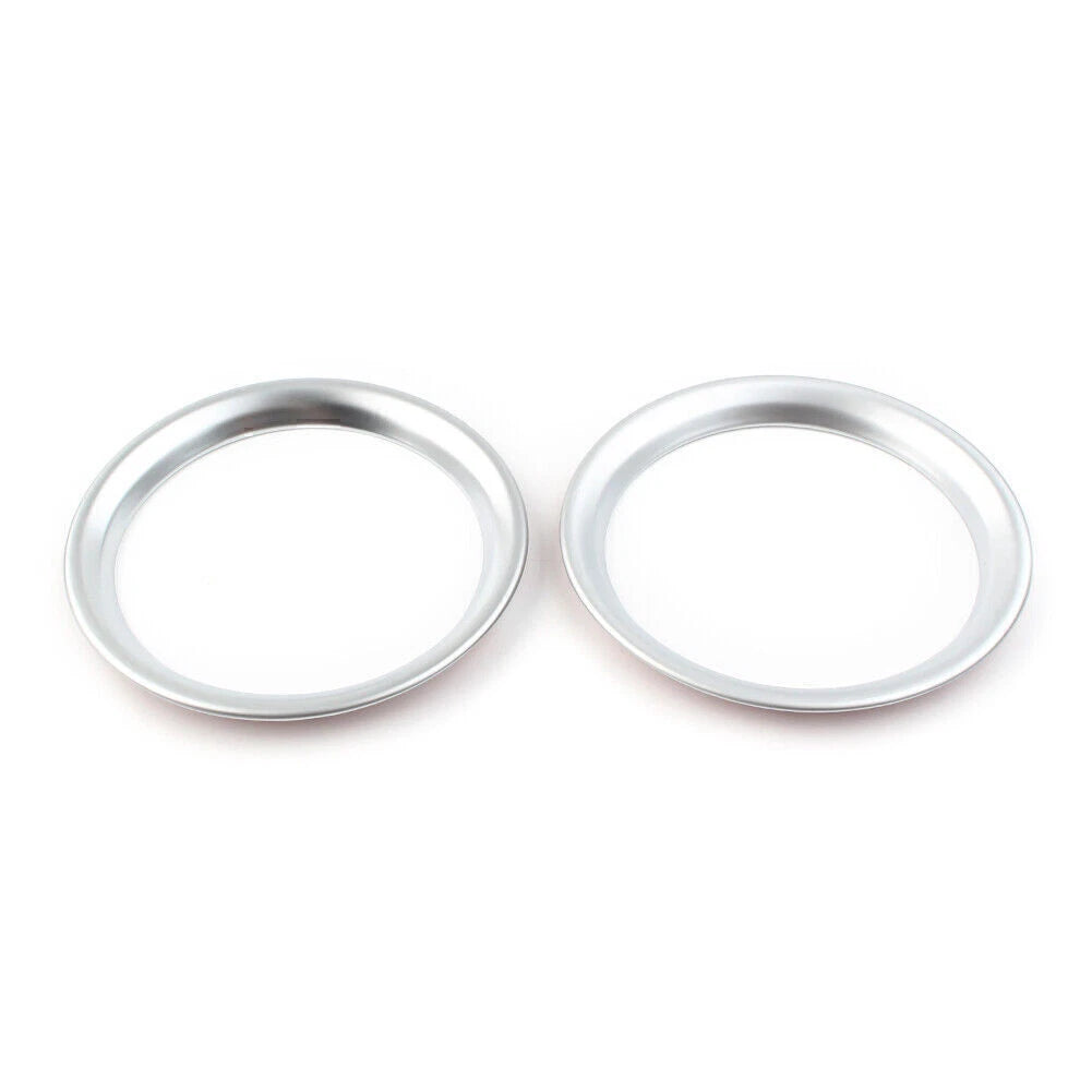 ABS Chrome Cup Holder Trims for Toyota Sienta (2016–2018)