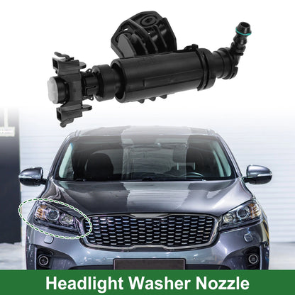 Front Passenger Side Headlight Washer Nozzle for Hyundai Tucson MK3 (2016–2020)