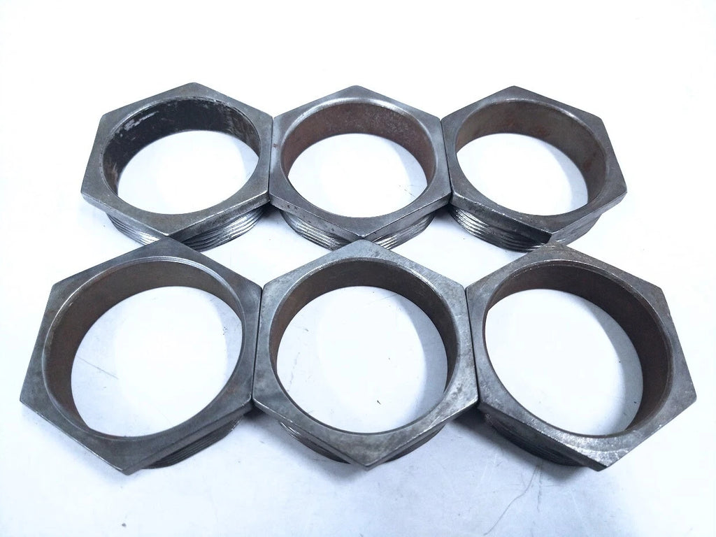 Hexagon Head Bushed Conduit Nipple 2.5'' for Volvo Penta (6 Pack)