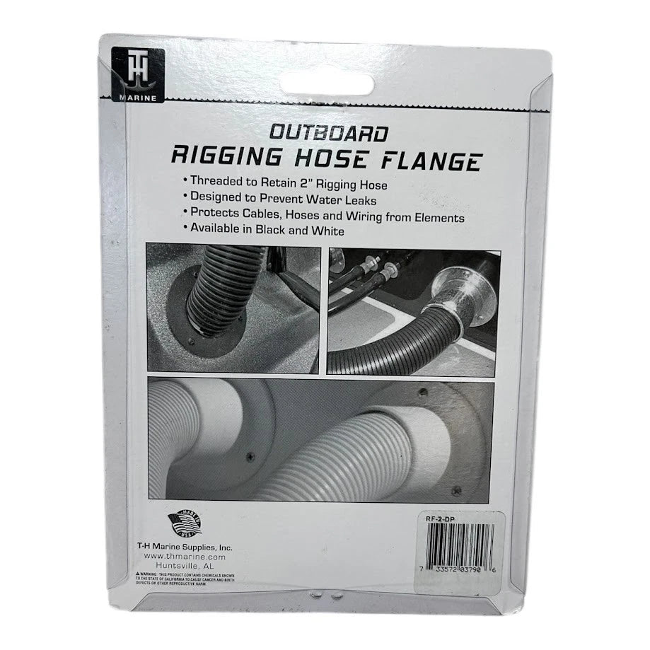 2X Outboard Rigging Hose Flange for TH Marine RF-2-DP