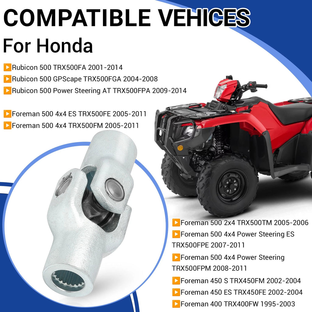 Drive Shaft Yoke U-Joint for Honda Sportrax 250 TRX250EX (2001–2023)