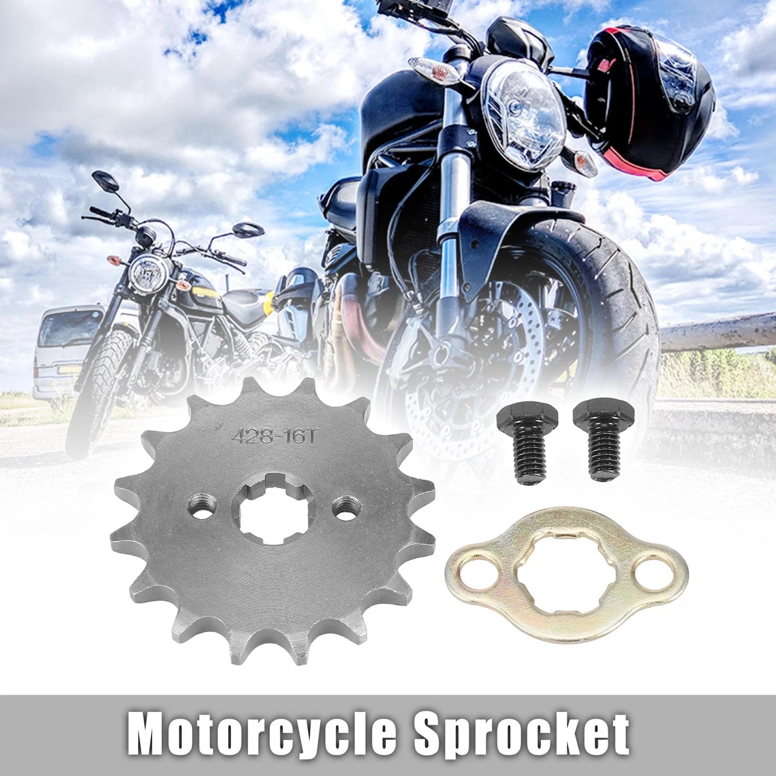 Front Engine Sprocket 16T 428 Chain Replacement for Dirt Bike (2010–2024)