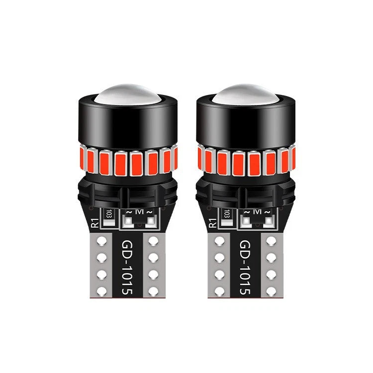 LED T10 Side Marker Lights for Wide Fitment (12V 24V) White Red