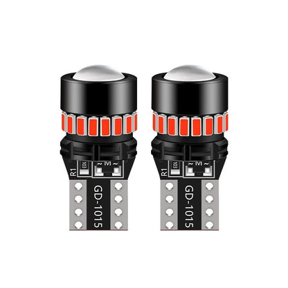LED T10 Side Marker Lights for Wide Fitment (12V 24V) White Red