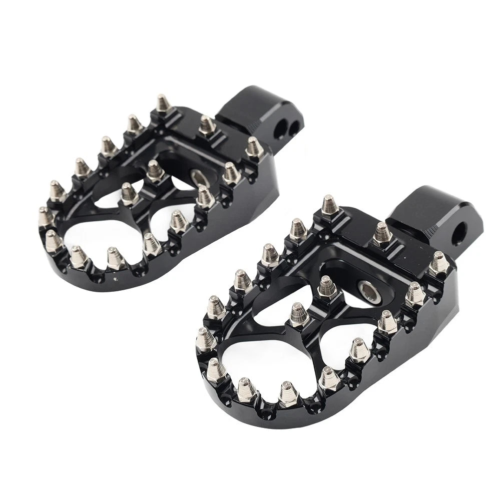 2X MX Style Rear Foot Pegs for Harley Softail Fat Bob Low Rider (2018–2023)