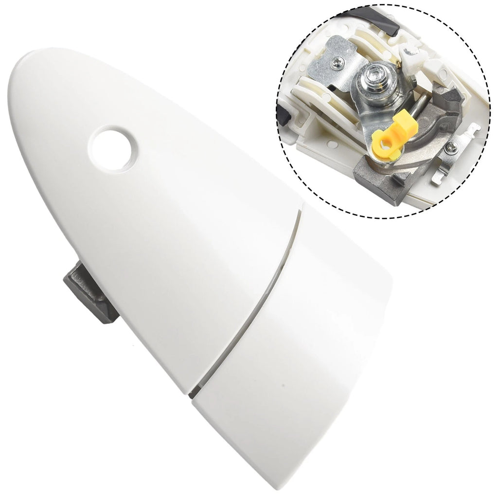Right-Door Outer Handle for Honda CR-Z (2011–2015) - White, Key Hole Type