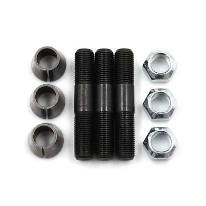 3X Steering Arm Install Kit for Dana 44 (Stud, Conical Washer, Lock Nut)