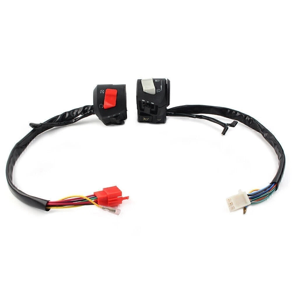 7/8" 22mm Horn Turn Signal Headlight Electric Start Switch Handlebar Controller