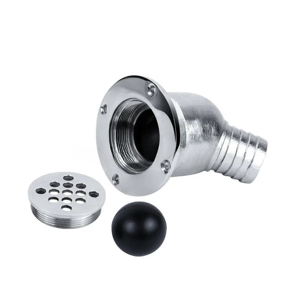 Yacht Drain Fitting for Boat Deck Drainage (Floating Ball Design)