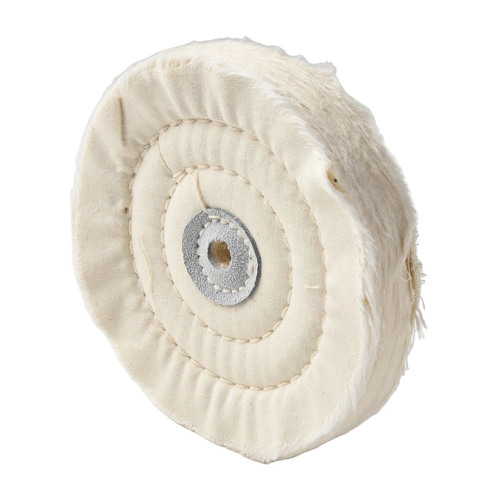 Cotton Buff Wheel 5" for Grinder (125mm Outer Dia, 10mm Inner Hole)