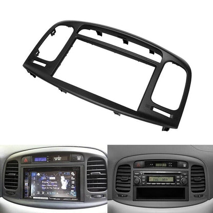 Black DVD Stereo Fascia Plate for Hyundai Accent (2009–2012)