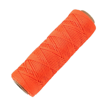 500 Feet Nylon Twine for Construction - Vibrant Fluorescent Orange