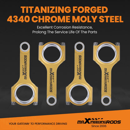 Titanized H-Beam Connecting Rods for Suzuki Cultus/Swift AA33S/AA34S (1989–1998)