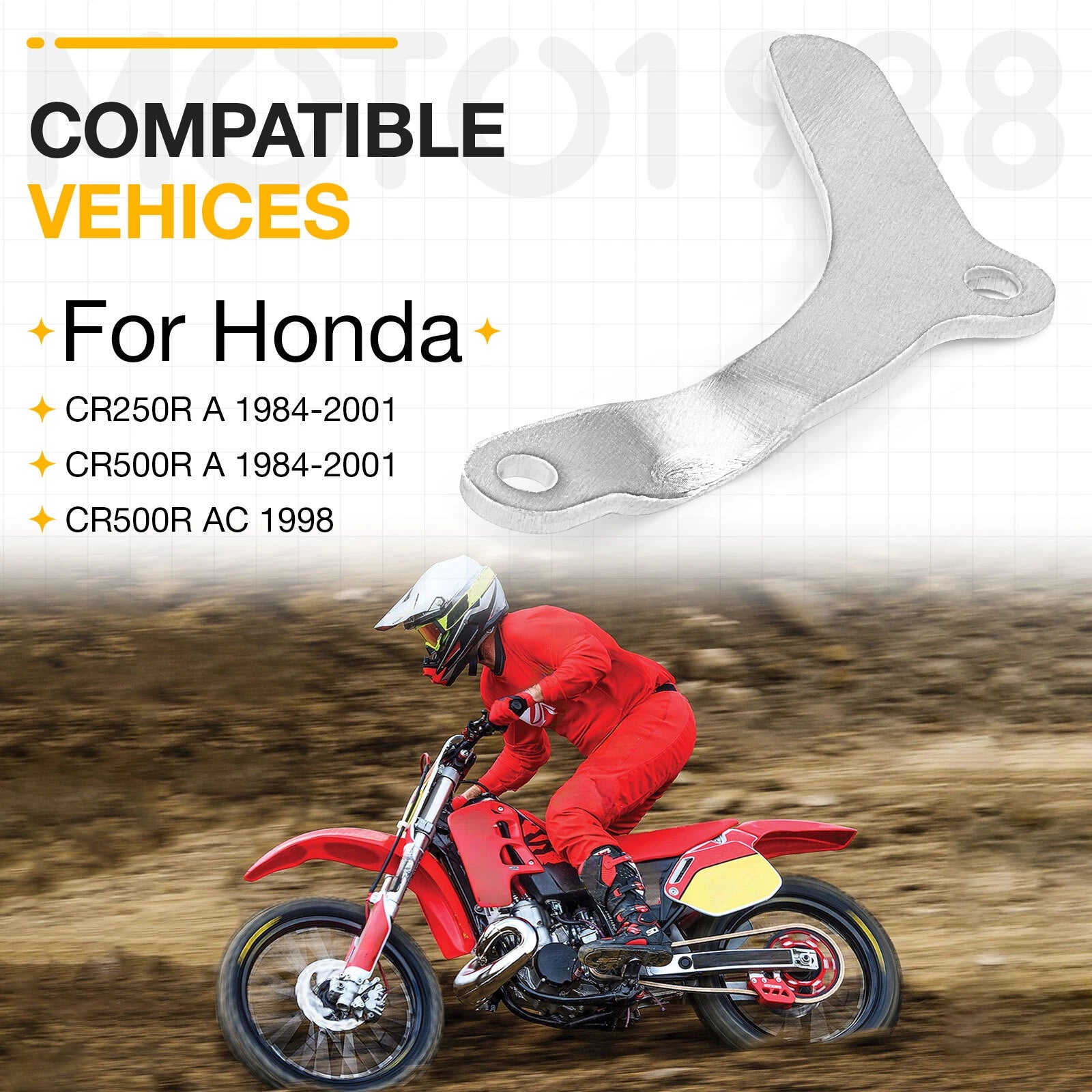 Drive Chain Guard for Honda CR250R CR500R (1984–2001) 23812-KA4-740