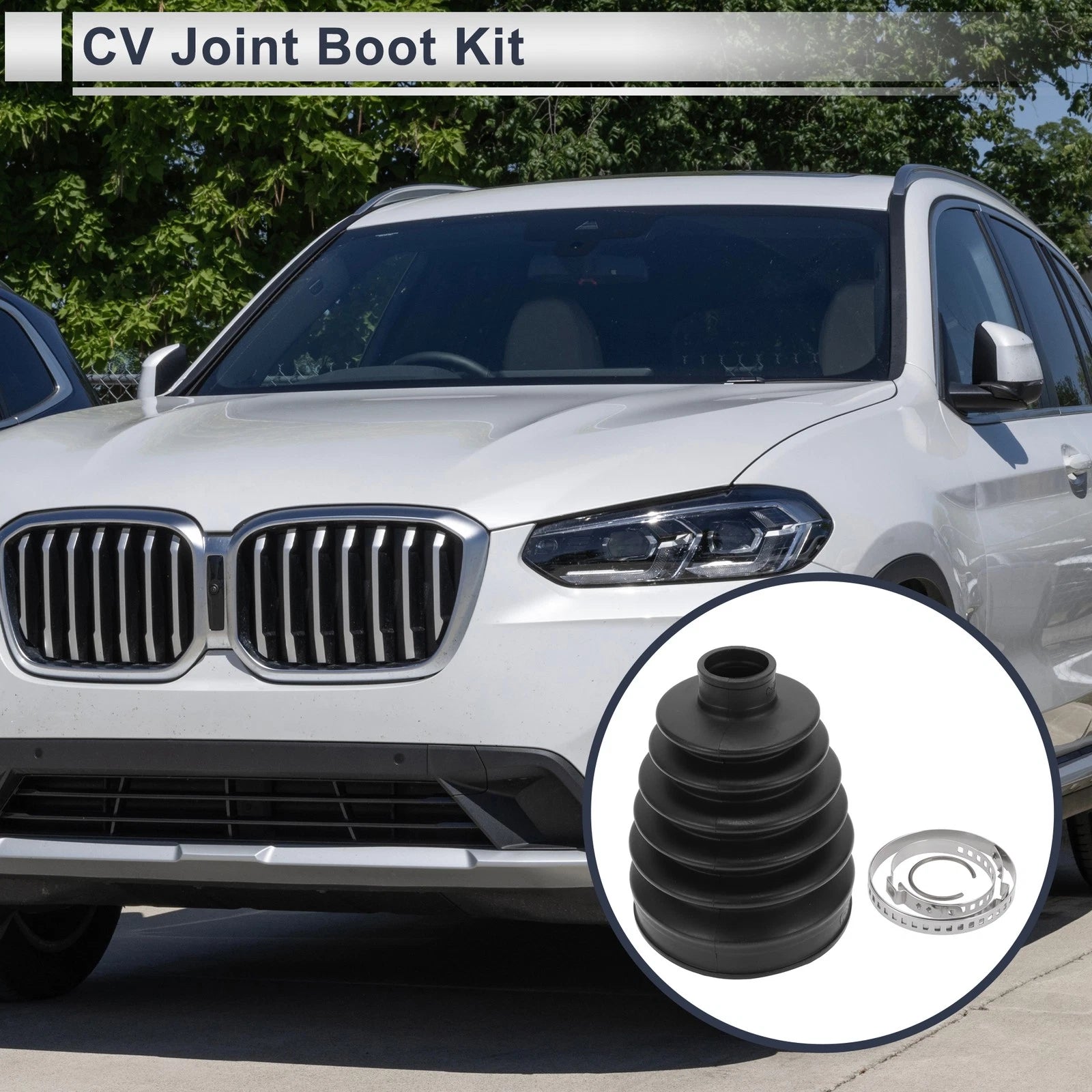 Outer CV Joint Boot Kit with Clamps for BMW X3 (2011–2017)