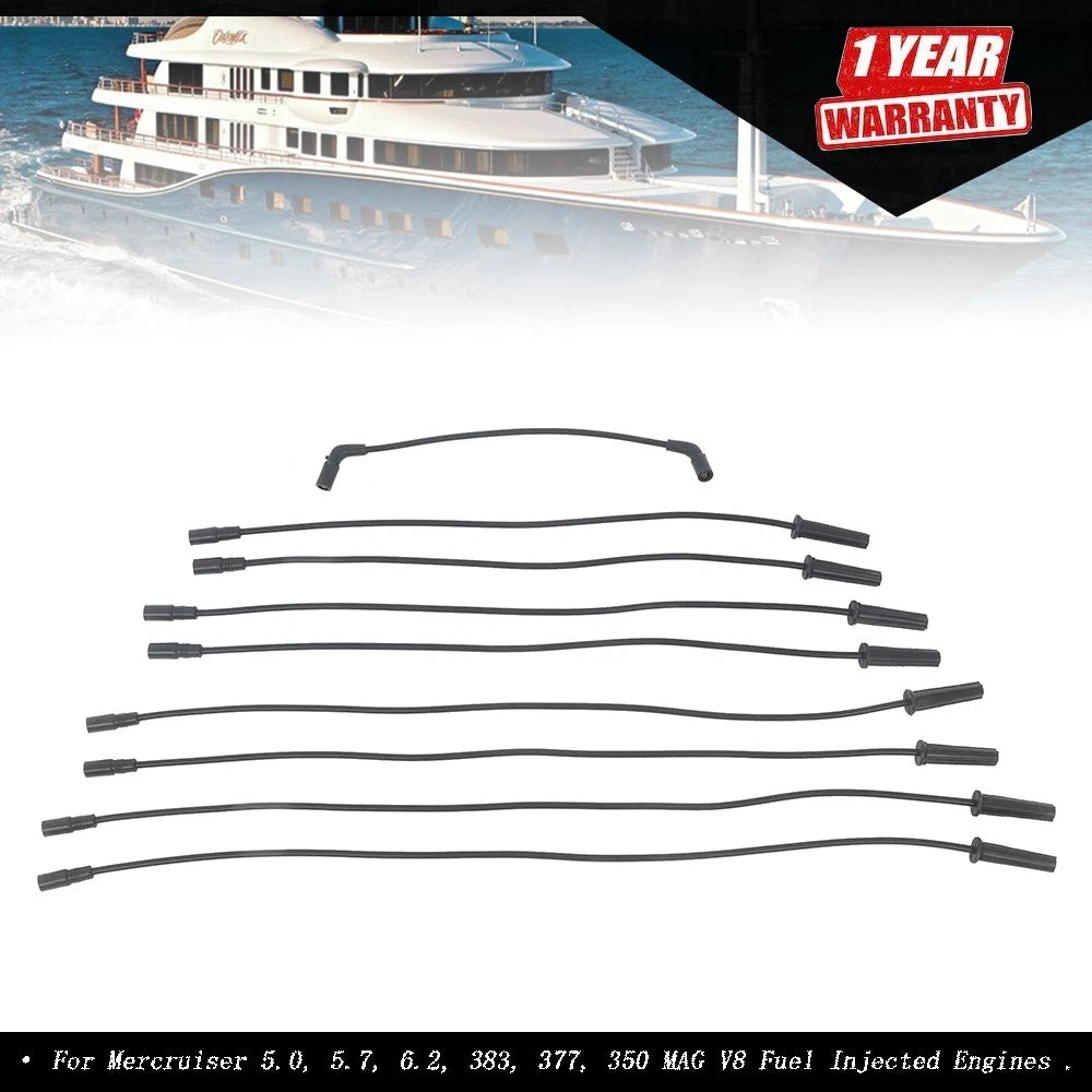 Ignition Wire Set for Mercruiser V8 Fuel Injected Engines (US)