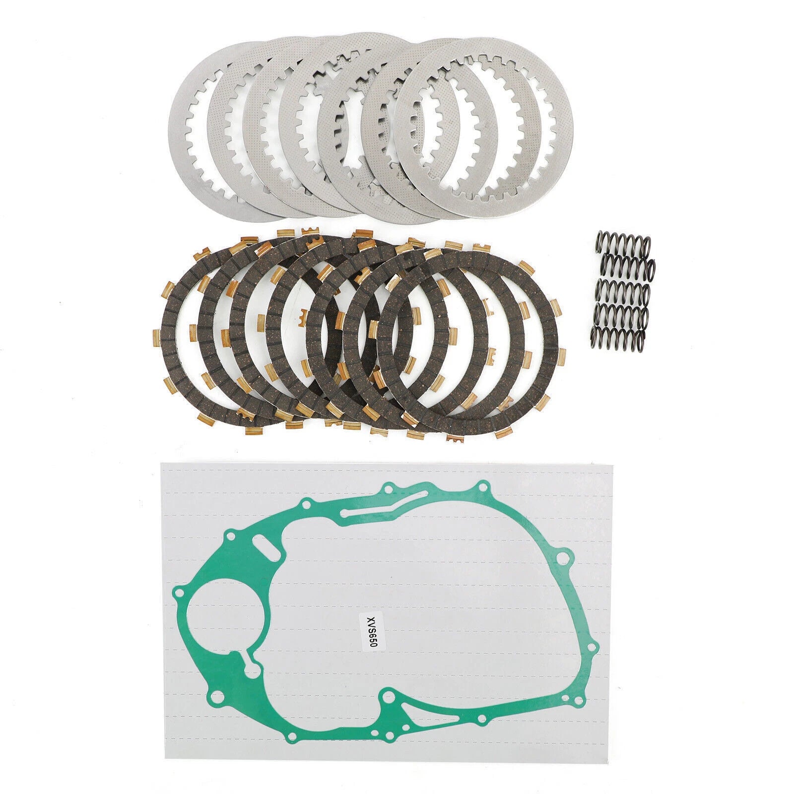 Clutch Plate and Gasket Kit 3B6-W001G-00-00 for Yamaha V Star 650 (1998–Present)
