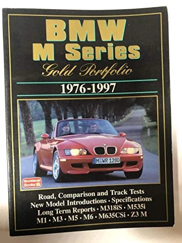 BMW M Series Gold Portfolio Road Test Book (1976–1997)