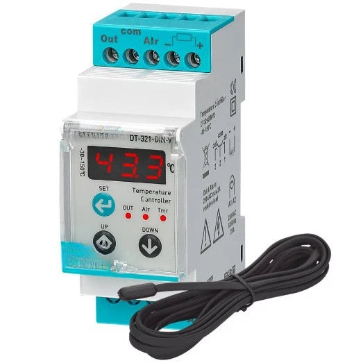 Digital Temp Controller for Automotive Applications (100-240VAC, 50-60Hz)
