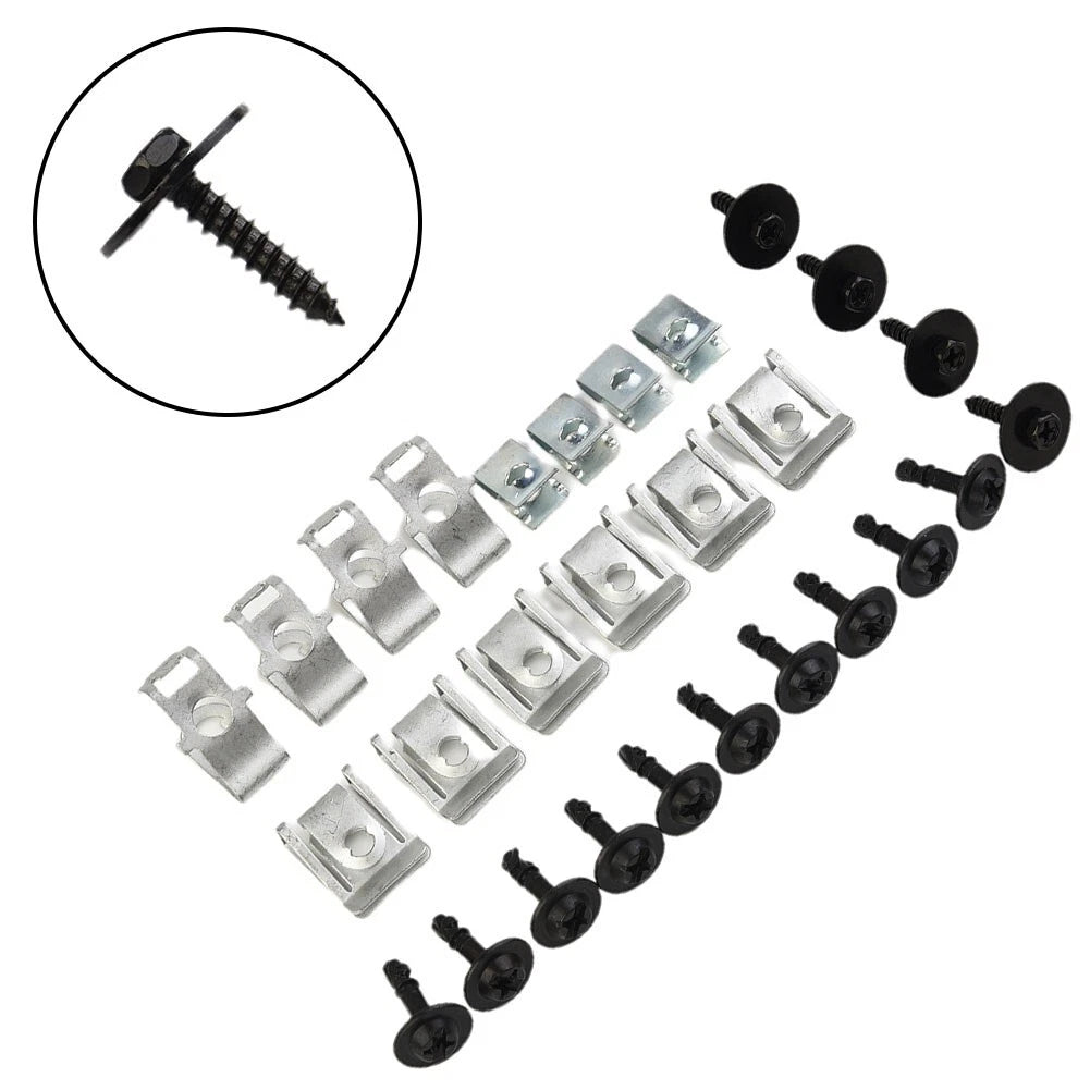 28 Clips for Engine Undertray Mounting for Audi A4 B8 A5 8T